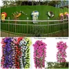 Decorative Flowers Wreaths Decorative Flowers 1 Artificial Fake Ivy Vine Hanging Garland Plant Wedding Home Decoration Decor Artific Dhlrd