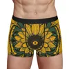 Sous-vêtements tournesol numérique fine peinture boxer homme sous-vêtements sous-vêtements fleur fidèle et fière hautement respirant anniversaire de haute qualité