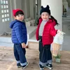 Down Coat Winter warme Jacke Kapuze mit Kapuze für Jungen und Mädchen 1-8 Jahre alte Baby 2023 Koreanische Version Mode Kinderkleidung Kleidung