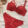 BRAS SETS SEXY SOT KANT LITA BH SAMEDE BH BH TOP TUN THOWELL BOTTOM THICK COVEN COMROVE BH underkläderdräkt T231101