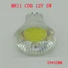 Mini projecteur LED COB MR11 Super lumineux, ampoule de 35mm de diamètre 5W 5730 SMD, lampe GU4 12V 24V 220V