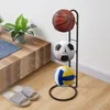 Outils de bar Support de stockage de basket-ball pour enfants d'intérieur mis panier de football de balle placé support de support de volley-ball de maternelle espace 231101