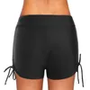 Roupa de banho feminina plus size bottom running praia shorts nadar mulheres biquíni cintura alta briefs tankini bottoms swimwears