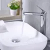 Rubinetti da cucina Rubinetto per lavabo alto cromato per bagno Kaiping di alta qualità Miscelatore quadrato alto Acqua El cromato