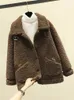 Women's Jackets Jackets For Women Winter Women's Lamb Plush Thicken Warm Coats Long Sleeve Pocket Loose Casual All-match Fur In One Jacket 231101