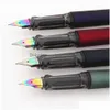Autres stylos en gros nouvelle annonce de haute qualité 6057 couleur foncée fournitures scolaires bureau étudiant couleurs stationnaires stylo plume encre Dr Dh2Uf