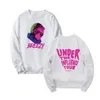 Chris Brown Under The Influence Tour 2023 Breezy Merch Felpa con cappuccio oversize Donna Uomo Manica lunga Girocollo Felpe Pullover Top