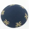 Berretti Kippa ebraica 17 cm Kippah in cotone lavorato a maglia Yarmulke Zucchetto