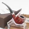 Smoking Pipes Pointed gum wood pipe men's special gifts dry pipe SD-726 pipe smoking equipment