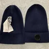 Ccp one lens men caps algodão malha gorros quentes ao ar livre casual inverno à prova de vento chapéus unissex crânio bonés preto