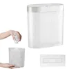 부엌 저장 먼지 증거 실용적인 내구성 내구성 내구성있는 가정용 식품 호일 욕실 상자 벽 장착 편리한 휴대용 쉬운 휴대