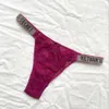 Women's Panties Sexy Lingerie Pink Brand Design Thong Fashion Women Plus Size Bra Seamless Comfort Briefs Letter Underwear y231031