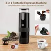 Cafeteiras Máquina de café expresso portátil pequena dose única 50 xícaras compatível com Nespresso para camping viagem carro escritório casa 231101