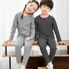 Pyjamas Winter Warme Pyjama-Sets für Jungen Kinder Streifen Pyjamas Anzüge Kleinkind-Nachtwäsche Herbstkleidung für Kinder von 2 bis 15 Jahren 231031