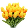 Декоративные цветы искусственное цветок тюльпана 35 см букет пена фальшивые 5 шт.