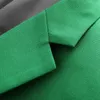 Mens Ternos Blazers Brilhante Terno Verde Jaqueta Elegante Slim Blazer Vestido de Festa de Casamento Casaco Adequado para Todas as Estações Tamanho Grande 5XL 6XL 231031