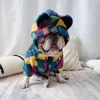 Köpek Giyim Fransız Bulldog Pet Kamuflaj Ceket Küçük Orta Köpekler İçin Kış Sıcak Giysileri Hoodie Corgi Pug YHC90 231031