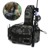 Multifunctional Fishing Tackle Bags Single Shoulder Crossbody Waist Pack Fish Lures Gear Utility Storage X232G 220216220d