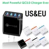 AC Home Travel Wall Charger 3.1a 4 Porty UE UE Adaptery energetyczne dla iPhone'a 11 12 13 14 15 Samsung Huawei F1