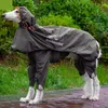 Cão vestuário produtos para animais de estimação impermeável tira split capa de chuva para roupas luxo conjunto de duas peças rega suprimentos filhote de cachorro jaqueta poncho apparels 231031