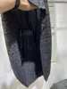 Jupes en soie brillante pour femmes, jupe plissée tricotée, élégante, printemps-automne, 2023