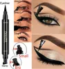 CMAADU Liquid Eyeliner Pencil Super Waterproof Black Doubleheaded Stamps Eye Liner Eye Maquiagem Cosmetic Makeup Tool5961659