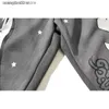 Pantalons pour hommes Pantalons pour hommes 2023 Hellstar gris surdimensionné rétro imprimé boue porté sport pantalon décontracté haute rue hommes et femmes cloche-bas T230621 T231101