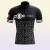 2022 Italia Pro Bicycle Team a manica corta maglia Ciclismo Men039s Cicling Maillot Summer Set di abbigliamento per biciclette traspiranti9615809