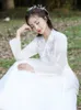 Hanfu Stage Ношение женщин одевается в китайский стиль Fairy Princess Plate Vintage Trantage Trantive The Женская одежда Древний классический танец