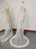 Bridal Veils Real Pos 2 meter lange kanten sluier één laag bruiloft vintage bruid accessoires