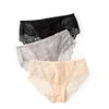 Women's Pantie 100 Real Silk Crotch with Full Lace Sexy Low Rise Panties Briefs Underwear Lingerie Size S M L 1PC 2PCS 3PCSlot 1027 231031