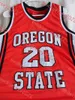 Maillot de basket-ball des castors de l'État de l'Oregon 2024 2 Josiah Lake 3 Gavin Marrs 11 DaJohn Craig 13 Nate Meithof OSU Maillots cousus sur mesure