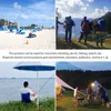 Camp Furniture Portable Folding Camping Chair Outdoor Moon Chair Collapsible Foot Stool For Hiking Picnic Fishing Chairs Seat Tools 231101