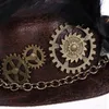 Basker Victorian Fancy Dress Cosplay Costume Gothic Bowler Top Hat Gear Headwear N7YD
