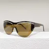 Luxury Designer New Men's and Women's Sunglasses 20% Off one-piece lens female INS same cat eye color male BB0004