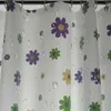 シャワーカーテン高品質のエレガンスの紫色の花のシャワーカーテンを備えた耐イサンの浴室カーテンR231101