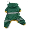 Dog Apparel Dog Apparel Year Pet Cat Raincoat Clothes Puppy Jumpsuit Hoody Waterproof Rain Jackets Drop Delivery Dhgarden Dhw5X