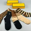 Designer men's and women's socks brand Luxury Sports Winter Alphabet printed pure cotton socks with Box Tide brand