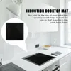 Tischsets 1/2/3 Stück Küchen-Silikon-Induktionsherd-Schutzmatte, wärmeisolierte Unterlage, wiederverwendbar, schützende Koch-Top-Abdeckung, schwarzer Topf