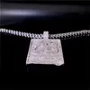 Charms op maat Iced Out Vvs Moissaite 925 zilveren sieraden gecertificeerd origineel Pass Diamond Tester hanger ketting cadeau voor vriend 231031