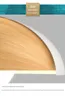 Lampade a sospensione Led Lampadario in ferro con venature del legno Moderno e minimalista Ristorante Camera da letto Luci del soggiorno Illuminazione per interni domestici Lampadario