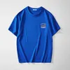 Męskie koszule 2023 O-Neck krótkie rękawy wysokiej jakości letni bawełniany luźne drukowane koszulka Męska drop statek