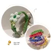 Hair Accessories Children's Flowers Pleated Hairbands Sweet Girls Fragmented Headbands Bangs Ponytail Headwear For Kids