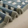 毛布ニッ​​トブランケット投げる柔らかいシェニール糸ニット洗濯機洗え可能なかぎ針編みの手作りの手作り231031