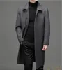 Herenwolmixen Britse stijl herenwolmixen met enkele rij knopen Topjas Lange trenchcoat Herenkleding Klassiek Zakelijk casual trenchcoat 231101