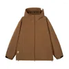 Vestes pour hommes Outdoor Hooded Stormsuit Jacket Hommes Et Femmes Printemps Automne Japonais Multi-poches Coupe-Vent Alpinisme Parker