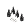 NIEUWE 4PCS M16104 Verbeterde metalen diff outdrive -bekers met pennen voor 16889 1/16 RC Auto -voertuigen Reserveonderdelen