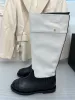 CChanel pour chanells canal hauts chaussures qualité news femmes taille34-41 bottes en cuir authentiques bas talons bas de la vache naturelle en daim