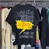 レトロなスケートボードティースタイリッシュな男性用のヴィンテージチャームTシャツ夏半袖Tシャツ23FW 11月1日