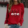 Men's Hoodies Sweatshirts Ladies Christmas Hoodies Winter Round Neck Shirt Ugly Lightweight Classic Printed Long-Sleeved Sweatshirt Solid Xmas Top Sweater L23